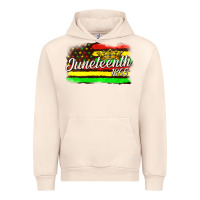 Sandshell juneteenth 1865 with crown flag Urban Hoodie - texasbilliewilder