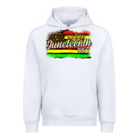 White juneteenth 1865 with crown flag Urban Hoodie - texasbilliewilder