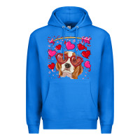 True Royal valentine's day  beagle Premium Hoodie - RanaPortraitStore