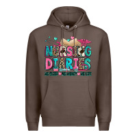 Coffee nursing diaries no sleep no money no life Premium Hoodie - Zillion Design Studio