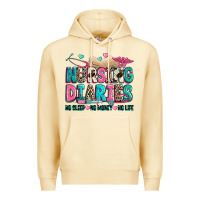 Pina Colada nursing diaries no sleep no money no life Premium Hoodie - Zillion Design Studio