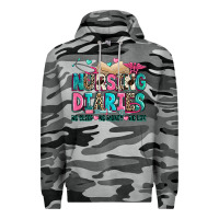 Slate Camo nursing diaries no sleep no money no life Premium Hoodie - Zillion Design Studio