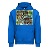 Cobalt country western Urban Hoodie - Zillion Design Studio