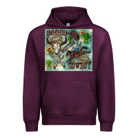 Mauve Wine country western Urban Hoodie - Zillion Design Studio