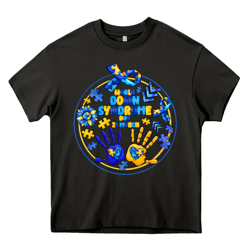 World Down Syndrome Day Heavy Core Tee by CowhideDigitalArt | Teevron