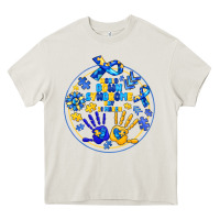 Cream World Down Syndrome Day Heavy Core Tee - CowhideDigitalArt