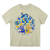 Mossy World Down Syndrome Day Heavy Core Tee - CowhideDigitalArt