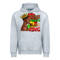 Heather Grey juneteenth black king Urban Hoodie - texasbilliewilder