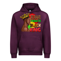 Mauve Wine juneteenth black king Urban Hoodie - texasbilliewilder