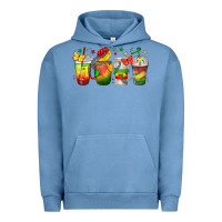 Pigment Pebble Blue juneteenth coffee cups Urban Hoodie - texasbilliewilder