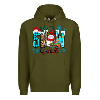 Army Green up to snow good Premium Hoodie - Zillion Design Studio