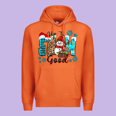 Up To Snow Good Premium Hoodie Designed By Zillion Design Studio