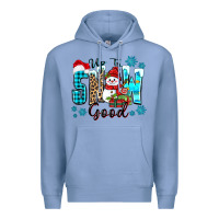 Colony Blue up to snow good Premium Hoodie - Zillion Design Studio