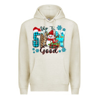 Oatmeal Heather up to snow good Premium Hoodie - Zillion Design Studio