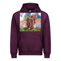 Mauve Wine christian western Urban Hoodie - Zillion Design Studio