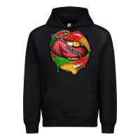 Foreset Green juneteenth day lips Urban Hoodie - texasbilliewilder