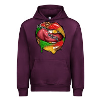 Mauve Wine juneteenth day lips Urban Hoodie - texasbilliewilder