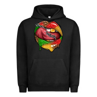 Pigment Black juneteenth day lips Urban Hoodie - texasbilliewilder