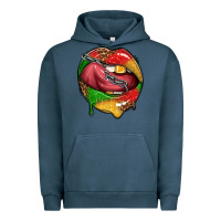 Pigment Midnight Navy juneteenth day lips Urban Hoodie - texasbilliewilder