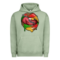Pigment Oil Green juneteenth day lips Urban Hoodie - texasbilliewilder