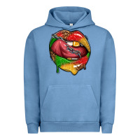Pigment Pebble Blue juneteenth day lips Urban Hoodie - texasbilliewilder