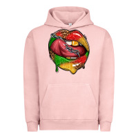 Pigment Salmon juneteenth day lips Urban Hoodie - texasbilliewilder