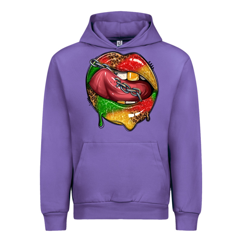 Juneteenth Day Lips Urban Hoodie by texasbilliewilder | Teevron