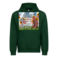 Forest Green christian western american made country raised Urban Hoodie - Zillion Design Studio