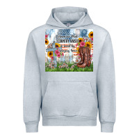 Heather Grey christian western american made country raised Urban Hoodie - Zillion Design Studio