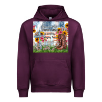 Mauve Wine christian western american made country raised Urban Hoodie - Zillion Design Studio