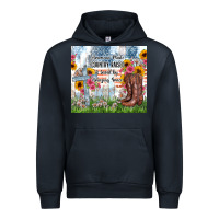Navy christian western american made country raised Urban Hoodie - Zillion Design Studio
