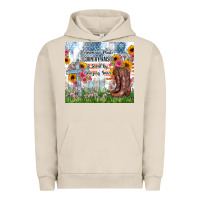 Pigment French Oak christian western american made country raised Urban Hoodie - Zillion Design Studio