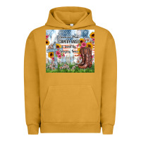 Pigment Peanut Butter christian western american made country raised Urban Hoodie - Zillion Design Studio