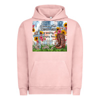 Pigment Salmon christian western american made country raised Urban Hoodie - Zillion Design Studio