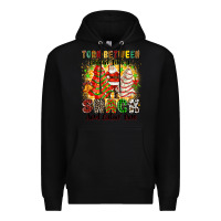Black torn between looki like a snack and eatin one Premium Hoodie - Zillion Design Studio