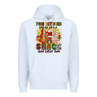 White torn between looki like a snack and eatin one Premium Hoodie - Zillion Design Studio