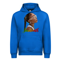 Cobalt juneteenth black woman Urban Hoodie - texasbilliewilder