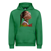 Emerald juneteenth black woman Urban Hoodie - texasbilliewilder
