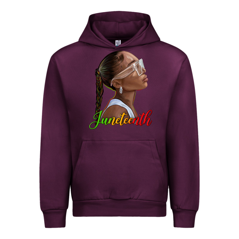 Juneteenth Black Woman Urban Hoodie by texasbilliewilder | Teevron