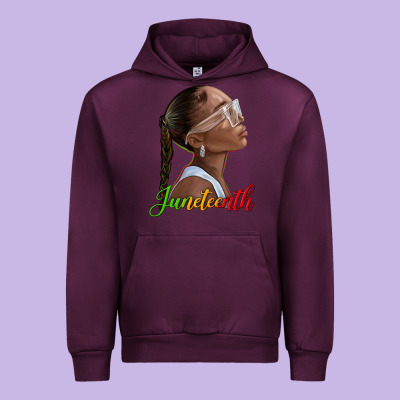 Urban Hoodie juneteenth black woman