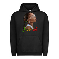 Pigment Black juneteenth black woman Urban Hoodie - texasbilliewilder
