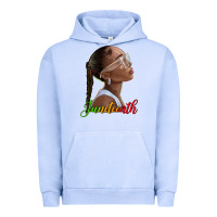 Pigment Grape Ice juneteenth black woman Urban Hoodie - texasbilliewilder