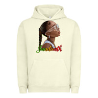 Pigment Pistachio juneteenth black woman Urban Hoodie - texasbilliewilder
