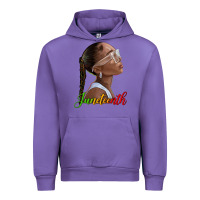 Tulip juneteenth black woman Urban Hoodie - texasbilliewilder