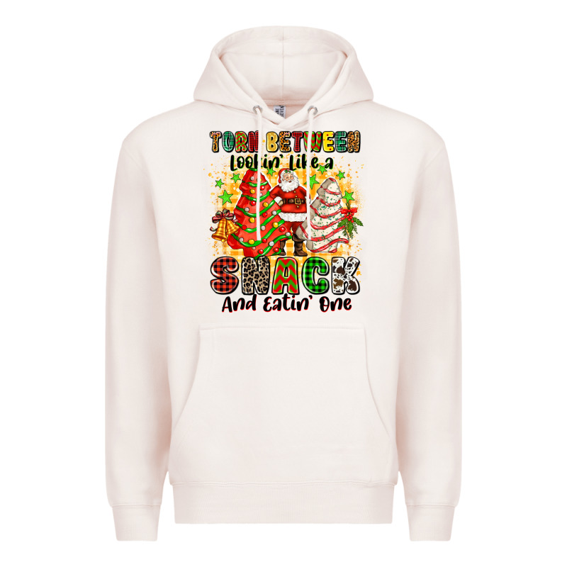 Torn Between Looki Like A Snack And Eatin One Premium Hoodie by Zillion Design Studio | Teevron