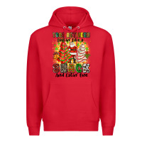 Red torn between looki like a snack and eatin one Premium Hoodie - Zillion Design Studio