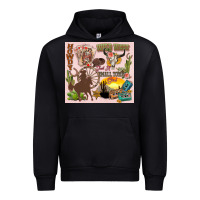 Black wild west western Urban Hoodie - Zillion Design Studio