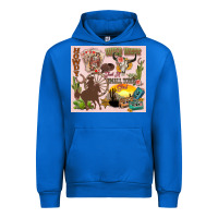 Cobalt wild west western Urban Hoodie - Zillion Design Studio