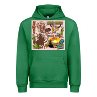 Emerald wild west western Urban Hoodie - Zillion Design Studio