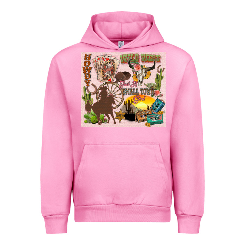 Wild West Western Urban Hoodie by Zillion Design Studio | Teevron